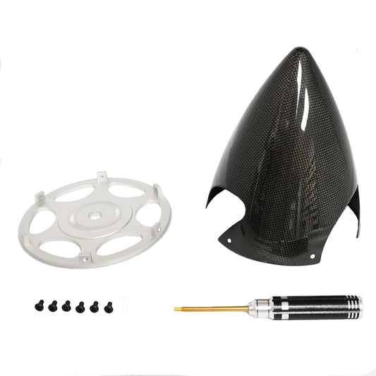 Gas Carbon fiber Spinner 3-Blade Wide Slot