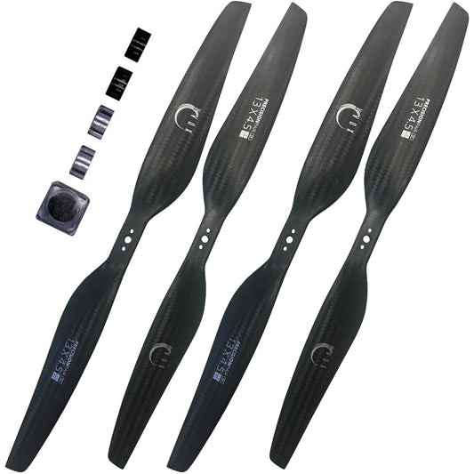 XOAR DJI Inspire 1 Carbon Fiber Propeller Set w/ Self-tightening Adapters - 1345