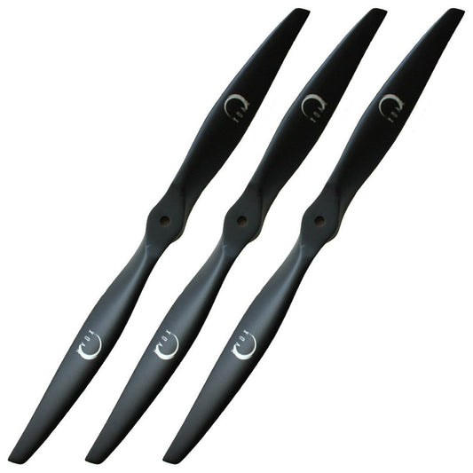 PJM-E Electric Beechwood RC Props (Black) (3 Pack)