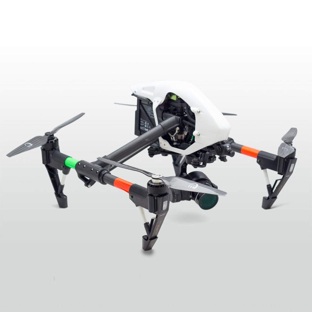 XOAR DJI Inspire 1 Carbon Fiber Propeller Set w/ Self-tightening Adapters - 1360