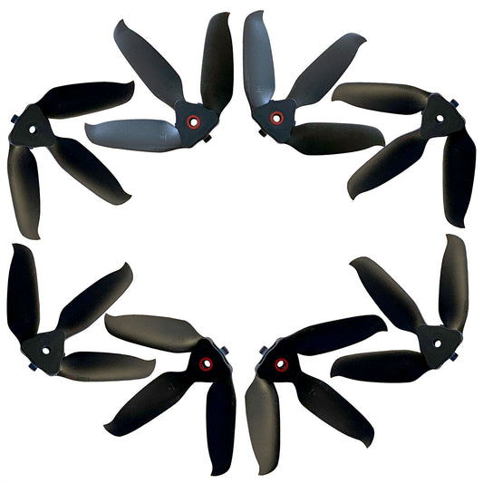 DJI FPV Folding Propellers 5328 Low Noise Quick-Release Props for DJI FPV Drone (Black)