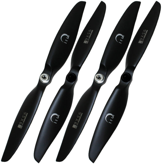XOAR DJI Phantom 3 & 4 Beechwood Propeller Upgrade Set (Black)
