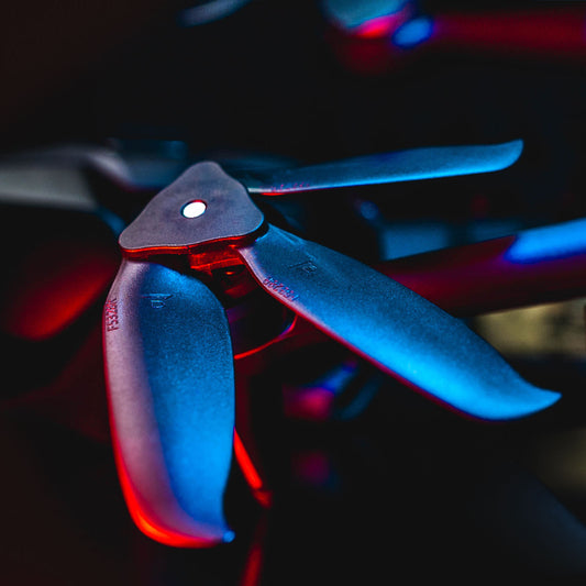 DJI FPV Folding Propellers 5328 Low Noise Quick-Release Props for DJI FPV Drone (Black)