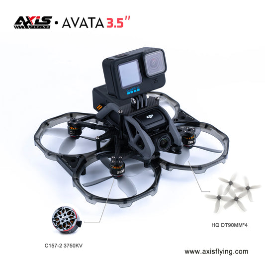 DJI AVATA 3.5 FPV Frame Kit w/ C157-2 Motor 3750KV Upgrade