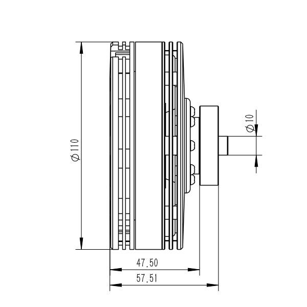 Titan AIR TA110-10 85KV / 100KV Electric Brushless Motor