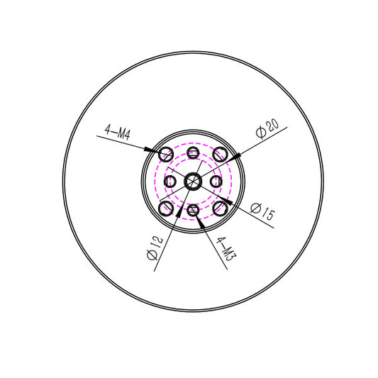 Titan AIR TA6012 250KV Electric Brushless Motor