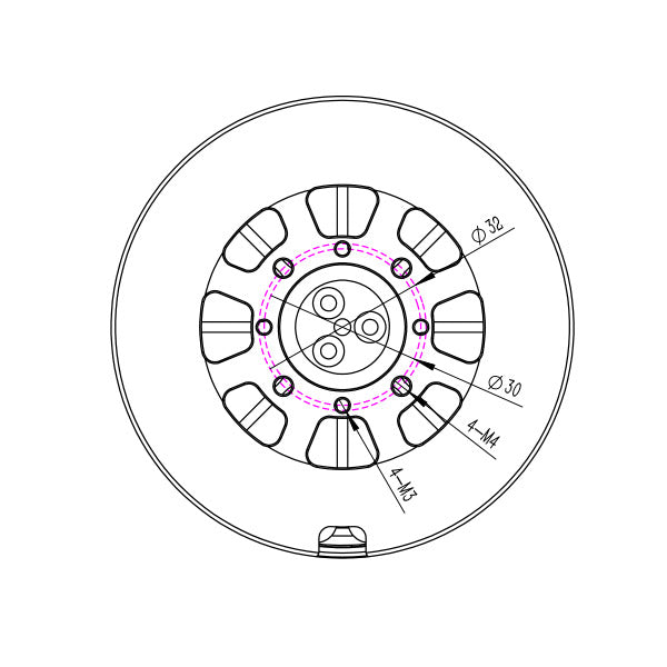 Titan AIR TA8015 100KV Electric Brushless Motor