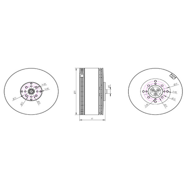 Titan AIR TA8220 105KV Electric Brushless Motor