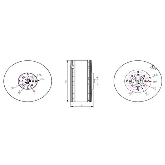 Titan AIR TA8220 105KV Electric Brushless Motor