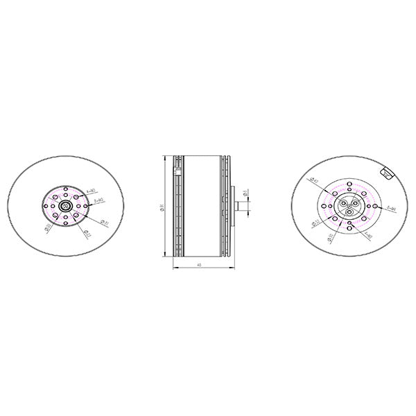 Titan AIR TA8225 120KV Electric Brushless Motor