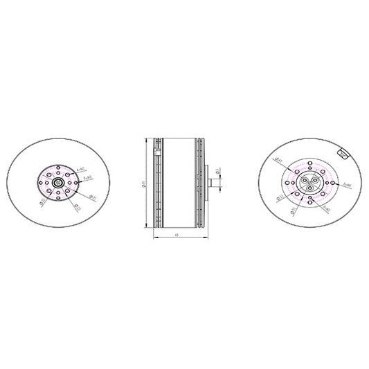 Titan AIR TA8225 120KV Electric Brushless Motor