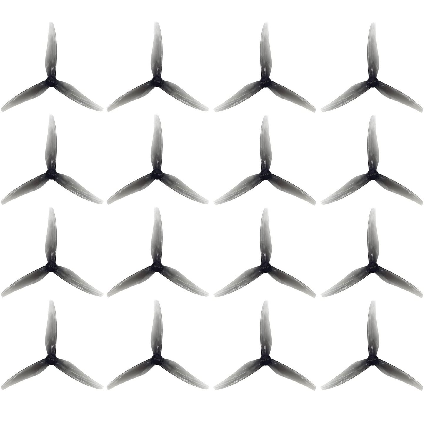 Gemfan SL Durable 5125 3-Blade FPV Propellers (Clear Gray, 16pcs - 8CW 8CCW)