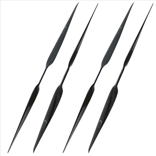 XOAR DJI Inspire 2 Carbon Fiber Propeller Set w/ Self-tightening Adapters - 1550