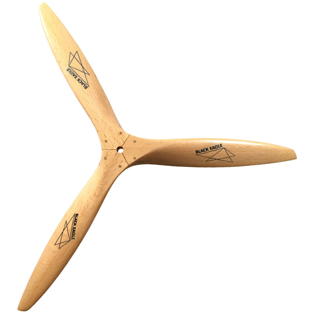 BEA-I Type A 3-Blade Gas Wooden RC Props - 15 to 24 Inch
